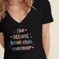 Kids The Littlest Book Club Member Book Lover Club Women's Jersey Short Sleeve Deep V-Neck Tshirt Kids The Littlest Book Club Member Book Lover Club Women's Jersey Short Sleeve Deep V-Neck Tshirt