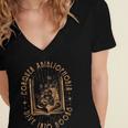 Literature Bookworm Abibliophobia Bookish Women's Jersey Short Sleeve Deep V-Neck Tshirt Literature Bookworm Abibliophobia Bookish Women's Jersey Short Sleeve Deep V-Neck Tshirt