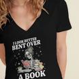 I Look Better Bent Over A Book Book Lover Women's Jersey Short Sleeve Deep V-Neck Tshirt