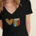 Love Reading Book Librarian Across America Men Women Kids Women's Jersey Short Sleeve Deep V-Neck Tshirt