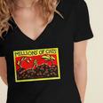 Millions Of Cats Book Cover Women's Jersey Short Sleeve Deep V-Neck Tshirt