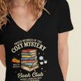 Mystery Book Reader Member Of The Cozy Mystery Book Club Women's Jersey Short Sleeve Deep V-Neck Tshirt Mystery Book Reader Member Of The Cozy Mystery Book Club Women's Jersey Short Sleeve Deep V-Neck Tshirt
