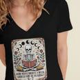 How Many Nights Reading Meme 6 7 Book Lover Women's Jersey Short Sleeve Deep V-Neck Tshirt