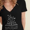 How Many Nights a Week Should You Be Reading 67 Meme Book Women's Jersey Short Sleeve Deep V-Neck Tshirt How Many Nights a Week Should You Be Reading 67 Meme Book Women's Jersey Short Sleeve Deep V-Neck Tshirt