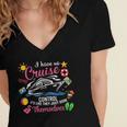 I Have No Control On A Cruise They Just Book Themselves Women's Jersey Short Sleeve Deep V-Neck Tshirt