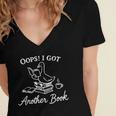 Oops I Got Another Book Goose Goose Reader Women's Jersey Short Sleeve Deep V-Neck Tshirt Oops I Got Another Book Goose Goose Reader Women's Jersey Short Sleeve Deep V-Neck Tshirt