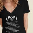 Poetry Poem Author Literature Book Lover Book Worm Poet Women's Jersey Short Sleeve Deep V-Neck Tshirt Poetry Poem Author Literature Book Lover Book Worm Poet Women's Jersey Short Sleeve Deep V-Neck Tshirt