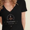 Prospero's Book Club Women's Jersey Short Sleeve Deep V-Neck Tshirt