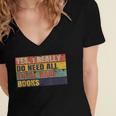 Rare Book Collector Antiquarian Antique Books Collecting Women's Jersey Short Sleeve Deep V-Neck Tshirt