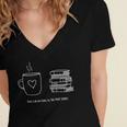 There Is No Such Thing As Too Many Books Bibliophile Women's Jersey Short Sleeve Deep V-Neck Tshirt There Is No Such Thing As Too Many Books Bibliophile Women's Jersey Short Sleeve Deep V-Neck Tshirt