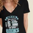 There Is No Such Thing As Too Many Books Shirt Bookish Women's Jersey Short Sleeve Deep V-Neck Tshirt There Is No Such Thing As Too Many Books Shirt Bookish Women's Jersey Short Sleeve Deep V-Neck Tshirt