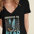 Read Banned Books Bookworm Book Lover Reading Literature Women's Jersey Short Sleeve Deep V-Neck Tshirt Read Banned Books Bookworm Book Lover Reading Literature Women's Jersey Short Sleeve Deep V-Neck Tshirt
