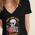 Read Books Lover Bookworm Cute Reading Just One More Chapter Women's Jersey Short Sleeve Deep V-Neck Tshirt Read Books Lover Bookworm Cute Reading Just One More Chapter Women's Jersey Short Sleeve Deep V-Neck Tshirt