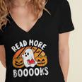 Read More Books Teacher Halloween Men Women Women's Jersey Short Sleeve Deep V-Neck Tshirt Read More Books Teacher Halloween Men Women Women's Jersey Short Sleeve Deep V-Neck Tshirt