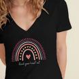 Read Your Heart Out Rainbow Teacher Reading Books Lover Women's Jersey Short Sleeve Deep V-Neck Tshirt Read Your Heart Out Rainbow Teacher Reading Books Lover Women's Jersey Short Sleeve Deep V-Neck Tshirt