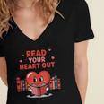 Read Your Heart Out Shirt Valentine Teacher Bookworm Lover Women's Jersey Short Sleeve Deep V-Neck Tshirt Read Your Heart Out Shirt Valentine Teacher Bookworm Lover Women's Jersey Short Sleeve Deep V-Neck Tshirt