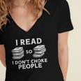 I Read Reading Book Librarian Across America Men Women Kids Women's Jersey Short Sleeve Deep V-Neck Tshirt I Read Reading Book Librarian Across America Men Women Kids Women's Jersey Short Sleeve Deep V-Neck Tshirt