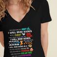 Read My Shirt Day For Kids Boy Girls i Will Read Book Women's Jersey Short Sleeve Deep V-Neck Tshirt