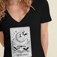 The Reader Tarot Card Bookworm Books Lover Dragon Librarians Women's Jersey Short Sleeve Deep V-Neck Tshirt The Reader Tarot Card Bookworm Books Lover Dragon Librarians Women's Jersey Short Sleeve Deep V-Neck Tshirt