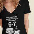 Reading 67 Meme English Teacher Book Lover Women's Jersey Short Sleeve Deep V-Neck Tshirt Reading 67 Meme English Teacher Book Lover Women's Jersey Short Sleeve Deep V-Neck Tshirt