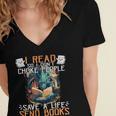 Reading Readers I Read Send Books Dragon Bookworm Tee Women's Jersey Short Sleeve Deep V-Neck Tshirt Reading Readers I Read Send Books Dragon Bookworm Tee Women's Jersey Short Sleeve Deep V-Neck Tshirt