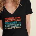 Retro Art Graphic Novels Superheroes Vintage Comic Books Women's Jersey Short Sleeve Deep V-Neck Tshirt