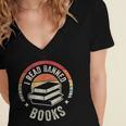 Retro Vintage Banned Books Shirt I Read Banned Books Women's Jersey Short Sleeve Deep V-Neck Tshirt Retro Vintage Banned Books Shirt I Read Banned Books Women's Jersey Short Sleeve Deep V-Neck Tshirt