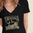Romantasy Reader Book Reading Probably Reading About Dragons Women's Jersey Short Sleeve Deep V-Neck Tshirt Romantasy Reader Book Reading Probably Reading About Dragons Women's Jersey Short Sleeve Deep V-Neck Tshirt