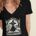 Salem Witch Book Club Vintage Halloween Cat Book Lover Women's Jersey Short Sleeve Deep V-Neck Tshirt Salem Witch Book Club Vintage Halloween Cat Book Lover Women's Jersey Short Sleeve Deep V-Neck Tshirt