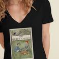 The Secret Garden Book Women's Jersey Short Sleeve Deep V-Neck Tshirt The Secret Garden Book Women's Jersey Short Sleeve Deep V-Neck Tshirt