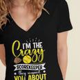 Softball Scorekeeper For a Score Book Keeper Women's Jersey Short Sleeve Deep V-Neck Tshirt