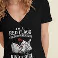 Spicy Book Reader Morally Gray Dark Romance Bookish Women's Jersey Short Sleeve Deep V-Neck Tshirt