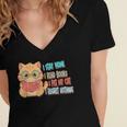 Stay Home Read Books Pet My Cat Regret Nothing Cats Book Women's Jersey Short Sleeve Deep V-Neck Tshirt Stay Home Read Books Pet My Cat Regret Nothing Cats Book Women's Jersey Short Sleeve Deep V-Neck Tshirt