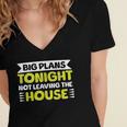 Staying Alone Big Plans Tonight Ideal For Introverts Women's Jersey Short Sleeve Deep V-Neck Tshirt Staying Alone Big Plans Tonight Ideal For Introverts Women's Jersey Short Sleeve Deep V-Neck Tshirt