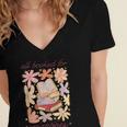 Valentine All Booked For Valentines Book Lovers Teacher Kids Women's Jersey Short Sleeve Deep V-Neck Tshirt