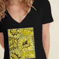 Varsity-Gold Yellow Comic Book University Varsity-Gold Women's Jersey Short Sleeve Deep V-Neck Tshirt Varsity-Gold Yellow Comic Book University Varsity-Gold Women's Jersey Short Sleeve Deep V-Neck Tshirt