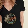 Vintage I Buy Books Like I'm Immortal Skeleton Reading Book Women's Jersey Short Sleeve Deep V-Neck Tshirt Vintage I Buy Books Like I'm Immortal Skeleton Reading Book Women's Jersey Short Sleeve Deep V-Neck Tshirt