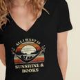 All I Want Is Sunshine & Books Summer Reading Women's Jersey Short Sleeve Deep V-Neck Tshirt All I Want Is Sunshine & Books Summer Reading Women's Jersey Short Sleeve Deep V-Neck Tshirt