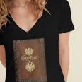 War And Peace Book Cover Women's Jersey Short Sleeve Deep V-Neck Tshirt