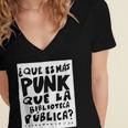 What's More Punk Than The Public Library Book Lover Women's Jersey Short Sleeve Deep V-Neck Tshirt