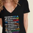 I Will Read Books On A Boat & Everywhere Reading Kids Book Women's Jersey Short Sleeve Deep V-Neck Tshirt I Will Read Books On A Boat & Everywhere Reading Kids Book Women's Jersey Short Sleeve Deep V-Neck Tshirt