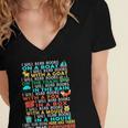 I Will Read Books On A Boat Kids Reading Read Books Women's Jersey Short Sleeve Deep V-Neck Tshirt