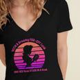 Women's With A Dreamy Far-Off Look And Her Nose Stuck In A Book Women's Jersey Short Sleeve Deep V-Neck Tshirt Women's With A Dreamy Far-Off Look And Her Nose Stuck In A Book Women's Jersey Short Sleeve Deep V-Neck Tshirt