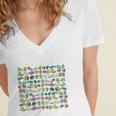 100 Days In The Books English Reading Teacher 100th Day Kids Women's Jersey Short Sleeve Deep V-Neck Tshirt