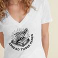2 SIDES I Look Better Bent Over A Book Saying Quote Women's Jersey Short Sleeve Deep V-Neck Tshirt 2 SIDES I Look Better Bent Over A Book Saying Quote Women's Jersey Short Sleeve Deep V-Neck Tshirt