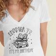 39th Birthday Women Book Lovers Chapter 39 Its My Birthday Women's Jersey Short Sleeve Deep V-Neck Tshirt 39th Birthday Women Book Lovers Chapter 39 Its My Birthday Women's Jersey Short Sleeve Deep V-Neck Tshirt