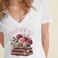 63rd Birthday Chapter 63 Birthday Shirt Women Book Lover Premium Women's Jersey Short Sleeve Deep V-Neck Tshirt 63rd Birthday Chapter 63 Birthday Shirt Women Book Lover Premium Women's Jersey Short Sleeve Deep V-Neck Tshirt