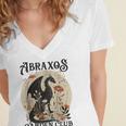 Abraxos Flower Garden Club Book Lover Fantasy Dragon Bookish Women's Jersey Short Sleeve Deep V-Neck Tshirt Abraxos Flower Garden Club Book Lover Fantasy Dragon Bookish Women's Jersey Short Sleeve Deep V-Neck Tshirt