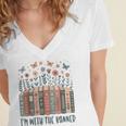 Im With The Banned Book Readers Librarian Read Banned Books Women's Jersey Short Sleeve Deep V-Neck Tshirt