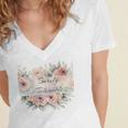 Barely Tolerable Book Floral Bookworm Lover Bookish Premium Women's Jersey Short Sleeve Deep V-Neck Tshirt Barely Tolerable Book Floral Bookworm Lover Bookish Premium Women's Jersey Short Sleeve Deep V-Neck Tshirt